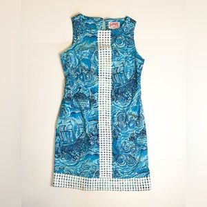 HTF EUC size 4 Lilly Pulitzer DarkNStormy shift dress